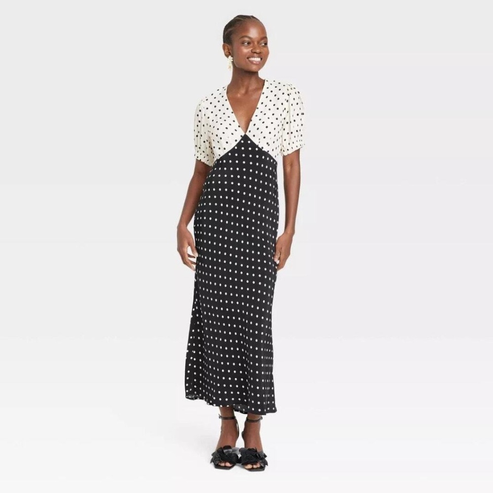 A New Day Polka Dot Dress - Size Small, Like new condition